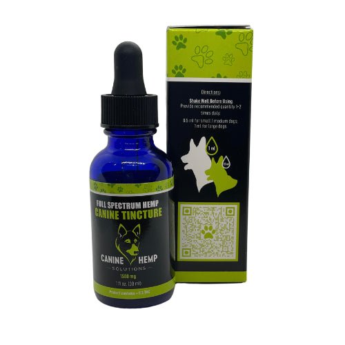 CANINE FULL SPECTRUM HEMP TINCTURE 1500MG