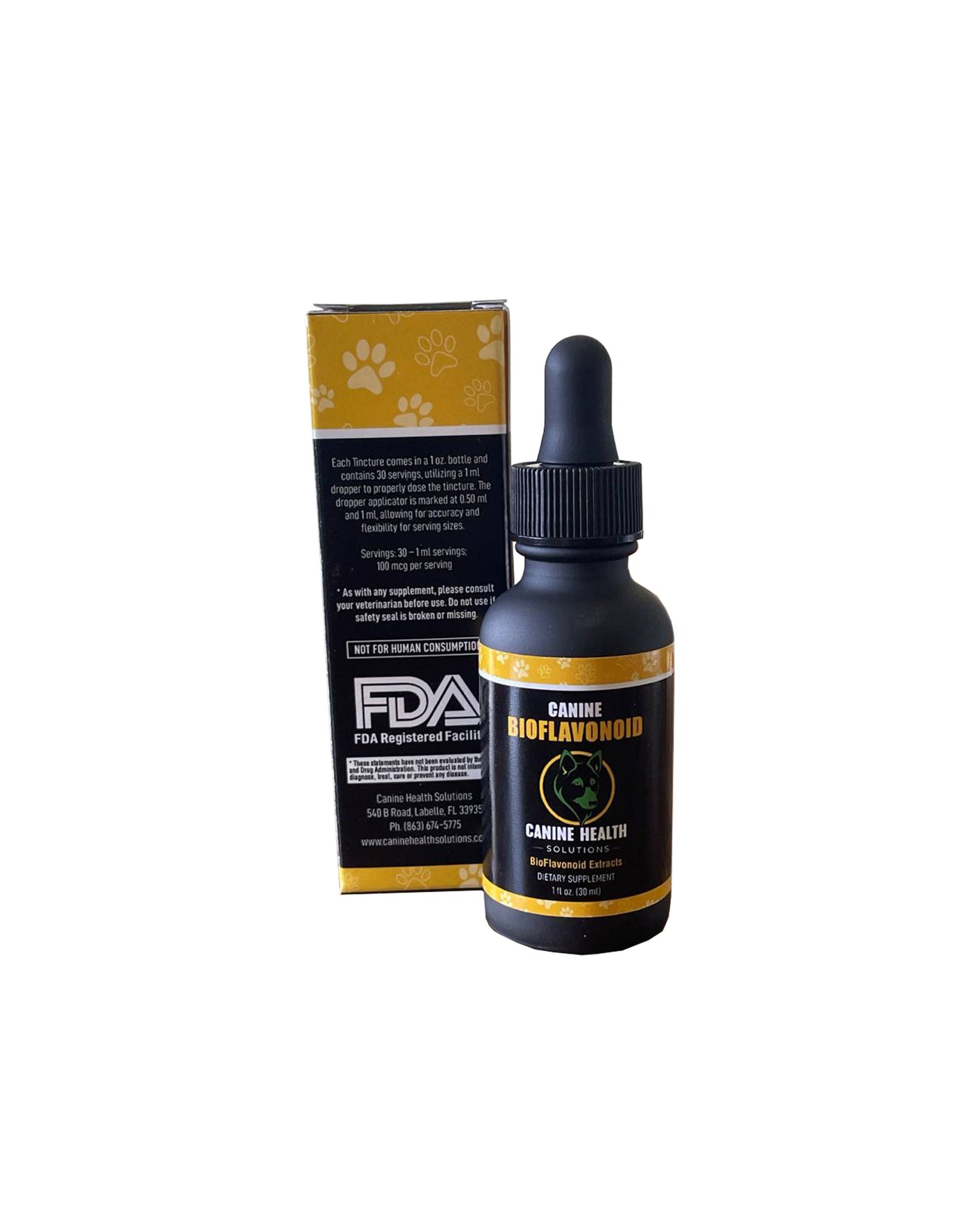 CANINE BIOFLAVONOID TINCTURE 100MCG