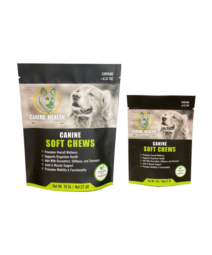 CANINE SOFT CHEWS (10 CHEWS, 60 CHEWS)