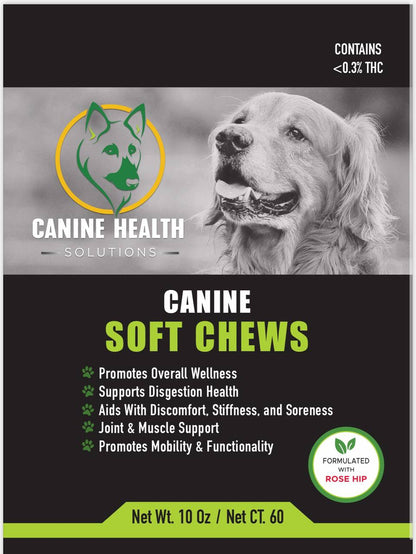 CANINE SOFT CHEWS (10 CHEWS, 60 CHEWS)